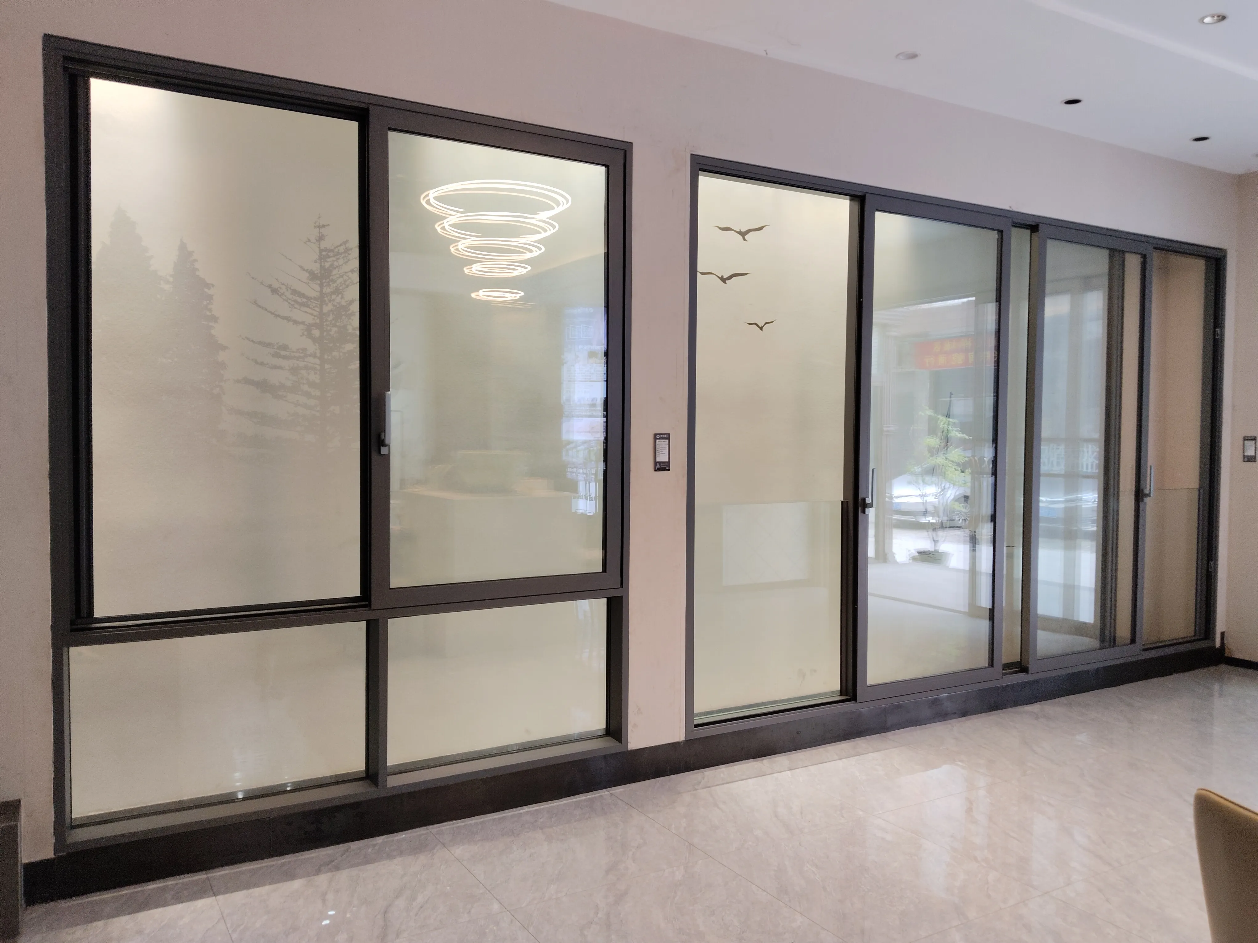 120 Series thermal break aluminum Side Presssure Window